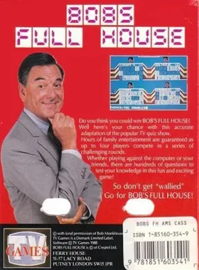 Bob's Full House (UK) (1988) box cover back